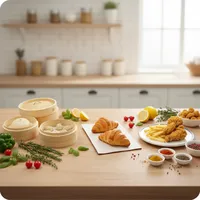 Papier sulfurisé antiadhésif pour cuisson vapeur, idéal pour les raviolis et les pains vapeur, feuilles de cuisson de qualité alimentaire