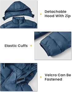 Veste matelassée pour homme durable, entièrement rembourrée, isolée, chaude, vêtements d'extérieur légers, qualité OEM ODM, confort, vêtements de saison froide - Product Image 4