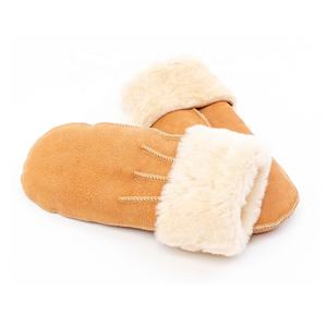 ถุงมือหนังนิ่มสีน้ำตาลสำหรับผู้ชายผู้หญิง, สินค้ามาใหม่ - Product Image 3