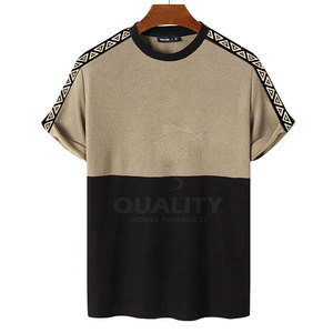 เสื้อยืดผู้ชายสไตล์ใหม่ระบายอากาศได้ดีเสื้อยืดผู้ชายแบบสั่งทำสวมใส่สบายในสต็อก - Product Image 1