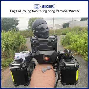 แร็คและโครงติดตั้งกล่องข้างอะลูมิเนียมอัลลอยด์สำหรับรถมอเตอร์ไซค์ Yamaha XSR155 รุ่น Mbiker Ph Kin - Product Image 2