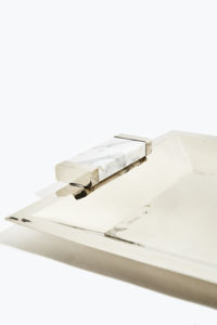 ชุดถาดอาหารสแตนเลสขัดเงา2ชิ้นคุณภาพสูงขนาดแตกต่างกันเหมาะสำหรับเครื่องครัวและการเสิร์ฟอาหาร - Product Image 2