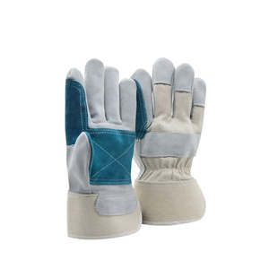 Venta al por mayor de guantes de trabajo de cuero industriales hechos en fábrica nuevo servicio OEM guantes de seguridad anti-impacto transpirable resistente al desgarro - Product Image 5
