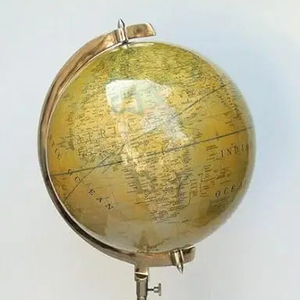 Calvin handicrafts'' Nautical <span class=keywords><strong>Globe</strong></span> với sàn bằng gỗ Tripod đứng hải lý bản đồ trang trí - Product Image 1