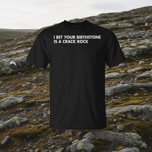 T-shirt Crack Rock Birthstone per scopi promozionali - Product Image 3