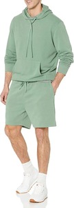 high street hot sale sports wear <b>fleece</b> <b>shorts</b> men custom puff print workout sweat <b>shorts</b> - Product Image 5