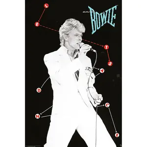 Affiche de style moderne David Bowie « Let's Dance » pour décoration murale - Product Image 1