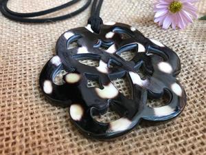 Collar con colgante de cuerno de búfalo Natural hecho a mano de lujo Dote Design Best Seller - Product Image 2