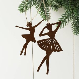 Hermosos adornos navideños de metal hechos a mano, perfectos para decorar árboles de vacaciones con un elegante encanto festivo atemporal - Product Image 5