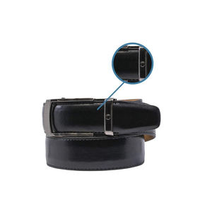 Ceintures en cuir décontractées pour hommes, fabriqués directement sur mesure, design unique, nouveau design de peau de vache, ceintures en cuir personnalisées en gros - Product Image 2