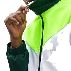 Nueva y elegante chaqueta cortavientos cálida para hombre con cremallera, conjunto cortavientos de invierno fino a prueba de viento, chándales de nailon transpirable OEM - Product Image 6