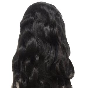 Venta al por mayor de extensiones de cabello Remy vietnamita virgen Peluca de encaje transparente suave estilo recto alta calidad proveedor Remy ondulado al agua - Product Image 2