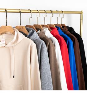 เสื้อฮู้ดสำหรับผู้ชายเสื้อสเวตเตอร์มีฮู้ดผ้ากำมะหยี่ขนสุนัขจิ้งจอกสีเงินหนาสี420GSM พิมพ์ลายและปักสกรีนได้ตามต้องการ - Product Image 1