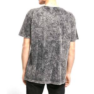 T-shirts pour hommes personnalisés Vintage High Street en détresse délavé à l'acide et imprimé lavé à la pierre graphique surdimensionné Style d'été grande taille - Product Image 3