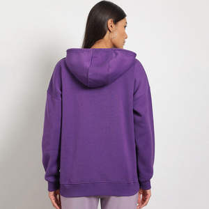 Sweat à capuche élégant pour femme, polaire chaud, pull oversize, parfait pour les tenues d'hiver, les vêtements d'extérieur et la mode décontractée de rue - Product Image 5