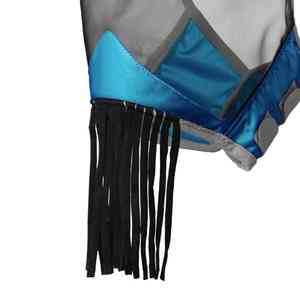 Nouveauté, masque anti-mouches pour cheval de haute qualité, logo personnalisé, respirant, en maille, équipement d'extérieur, masque anti-mouches pour l'équitation - Product Image 4