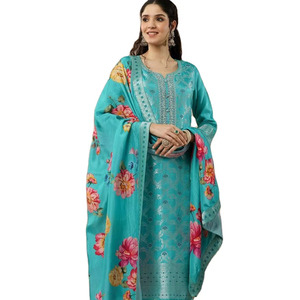 Banarasi Suit Neck Design - Latest Designer Styles - V-Neck & O-Neck