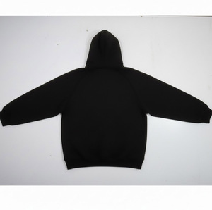 เสื้อฮู้ดดี้หนาพิเศษ 500GSM ทรงโอเวอร์ไซส์ ทรงบ็อกซี่ ผ้าเรียบ สตรีทแวร์ แบบสวมหัว ผ้าฝ้ายฟลีซหนา สำหรับตลาดยุโรป - Product Image 2