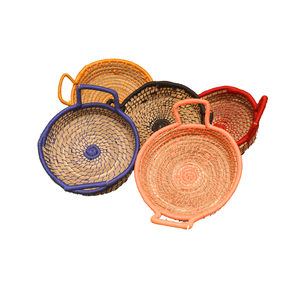 Cesta de hierba Sabai con tejido rústico para almacenamiento decorativo y organización y estilismo sostenibles para el hogar respetuosos con el medio ambiente - Product Image 5