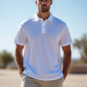 Polo de alta calidad para hombre, ropa de correr de verano, polos de manga corta para hombre, camiseta Polo con cuello vuelto para hombre - Product Image 2