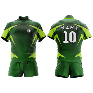 Diseño personalizado de Rugby uniformes de fútbol de alta calidad Gridiron uniformes equipo desgaste Rugger fútbol camisetas y pantalones cortos ropa deportiva - Product Image 5