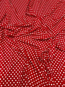 Traje de baño de <span class=keywords><strong>bikini</strong></span> de punto resistente al agua ecológico Tela reciclada Impresión económica elástica con diseño de punto rojo - Product Image 6