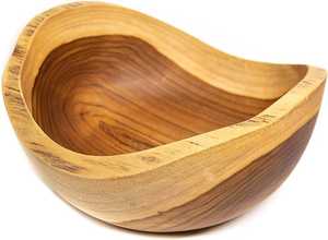 Este cuenco de madera de acacia de estilo japonés - Product Image 5