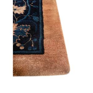 Tapis en laine noués à la main Pechino, motifs floraux et abstraits rouges et oranges pour la maison, le salon et la chambre - PAE-6029 - Product Image 4