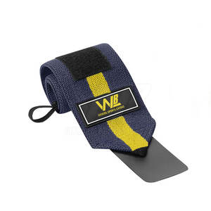 Resistente neopreno antideslizante gimnasio levantamiento Fitness muñequeras con cierre ajustable colores personalizados y logotipos al por mayor - Product Image 4