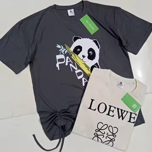 T-shirt en coton multicolores pour femmes, stock de vêtements d'usine du Bangladesh, surplus, annulation, réduction, femmes, filles - Product Image 2