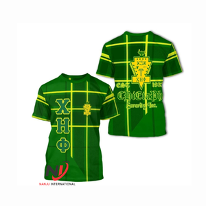 Camisetas de manga corta de Color sólido para mujer Chi Eta Phi nuevos diseños nuevo verano 100% algodón camisetas de manga corta de moda - Product Image 1