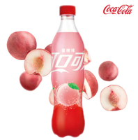Boisson gazeuse faible en glucides saveur pêche et chocolat 330ml, édition originale 2024, vente en gros