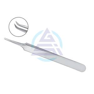 Fórceps quirúrgicos Osher Iris, mandíbulas texturizadas muy finas, fórceps oculares en ángulo, instrumentos de cirugía ocular - Product Image 1