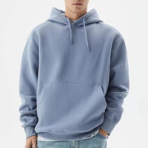 Hommes Baggy Drop Shoulder Hoodie Fashion Streetwear Heavy Cotton Sweatshirt Wholesale - Product Image 3