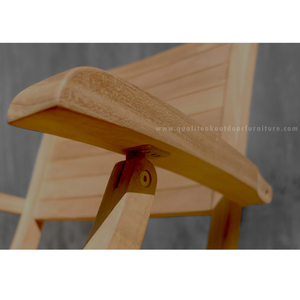Modern Teak Wooden <b>Folding</b> <b>Chair</b>-Waterproof & Durable for Outdoor Use - Product Image 5