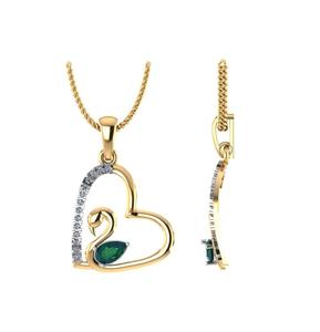 Conjuntos de colgantes elegantes de 18 quilates de joyería fina y elegante de la mejor calidad para negocios en línea y exportación con certificación IGI al por mayor - Product Image 4