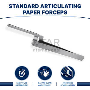 Soporte de papel articulado Dental Miller, pinzas, pinzas, alicates, herramienta Dental de acero inoxidable estándar recto para sujetar - Product Image 4