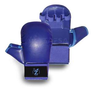 Venta al por mayor de guantes de kárate de cuero de alta calidad con logotipo personalizado de la mejor calidad de diseño transpirable de Pakistán - Product Image 3