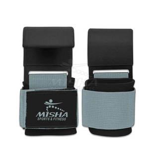 Ganchos de Levantamiento de Pesas, Plástico Resistente, Ajustables, Antideslizantes, Personalizados para Ejercicio Físico 2025 - Product Image 2