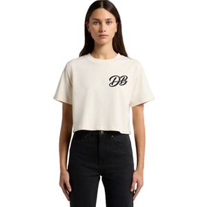 Camiseta Corta Personalizada para Mujer, 100% Algodón, Estilo Oversize, Manga Corta, Logotipo Personalizado, Impresión DTG, Venta al Por Mayor OEM - Product Image 1
