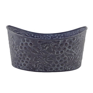 Juego de macetas de forma ovalada de metal de 3 macetas de color bronce para decoración de hogar y boda personalizadas al por mayor a granel - Product Image 2