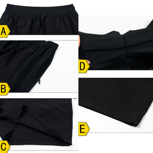 Shorts pour hommes Logo personnalisé vierge Short de course sec décontracté Gym Fitness Shorts pour hommes livraison DDP - Product Image 6