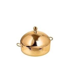 Vente en gros de marmites rondes exquises finies en chrome pour décoration de centre de table Design fait à la main très exigeant - Product Image 2