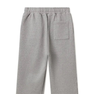 High Quality Custom Track Pants Flat Midweight Canvas 100% Cotton Sweatpants Men <b>Stack</b> <b>Jogger</b> Customized Wholesale - Product Image 3