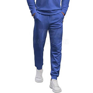 Ensemble de survêtement en coton pour homme, deux pièces, coupe décontractée, tenue confortable pour le fitness, la salle de sport, le streetwear - Product Image 5