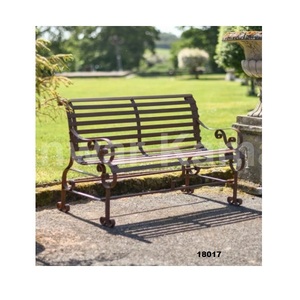 Top High Quality Patio <b>Garden</b> <b>Bench</b> Metal Park <b>Bench</b> Cast <b>Aluminum</b> Outdoor Furniture for Patio Park Lawn Yard - Product Image 5