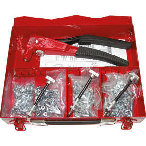 Assortiment de 400 inserts filetés M 3-4-5-6 en acier et acier inoxydable avec pinces 514A-514B - Product Image 1
