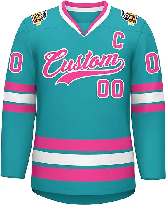 New arrival best selling custom team sublimation ice hockey jersey uniform Wholesale cheap price new design hockey jersey