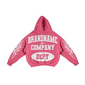 Sudaderas con capucha desteñidas al sol con lavado ácido personalizado de calidad superior, conjuntos de pantalones acampanados para hombre de talla grande, conjunto recortado cuadrado para pantalla impresa - Product Image 3