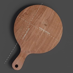 Plato de madera para servir de fabricante de confianza para hogares ecológicos diseñado para una larga durabilidad y uso diario seguro para alimentos - Product Image 2